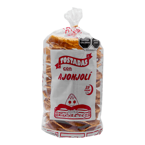 Tostadas Ajonjolí 25 Pz