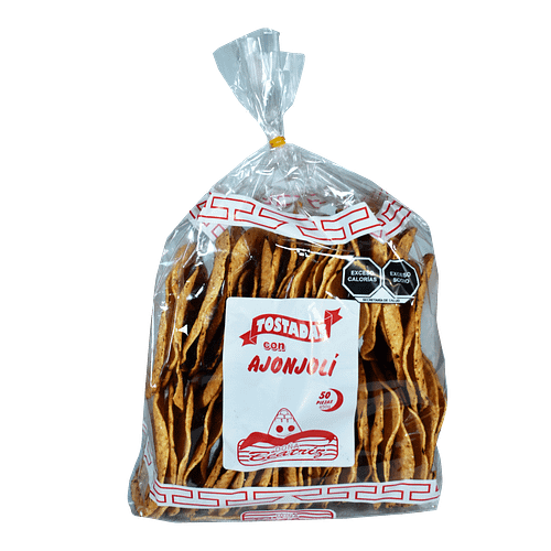 Tostadas de Ajonjolí 50 Pz.