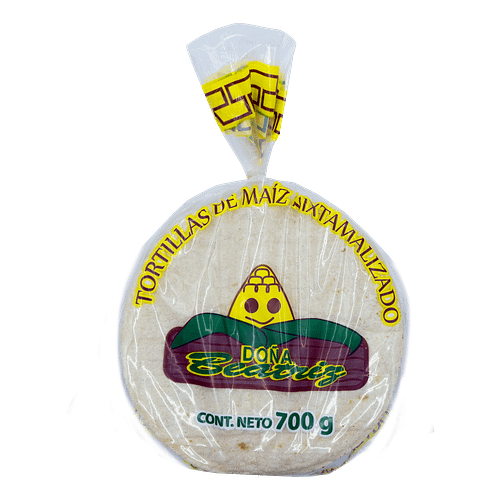Tortillas empaquetadas 700gr.